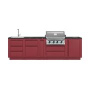 Модульная гриль-кухня Napoleon Oasis 500 красная
