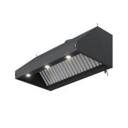 Зонт вытяжной S1 с подсветкой 1400 х 800 черный