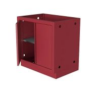 Тумба универсальная с полкой и 2-мя дверями 1000 красная