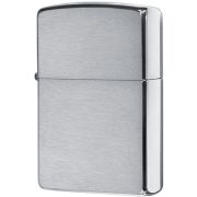 Зажигалка Zippo Classic с покрытием Brushed Chrome латунь/сталь серебристая матовая 38*13*57мм