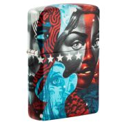 Зажигалка ZIPPO Tristan Eaton с покрытием White Matte разноцветная матовая