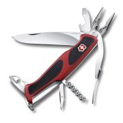 Нож перочинный VICTORINOX RangerGrip 74, 130 мм, красный с чёрным