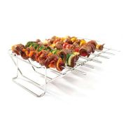 V-образная подставка для запекания рёбер, мяса, птицы, рыбы, с набором шампуров, Broil King