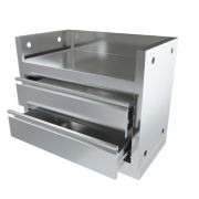 Тумба-основание гриля Broil King Baron 520 Bi с двумя выдвижными ящиками, нержавеющая сталь, 90x98.3х61 см, Ontario, KuhniGrill