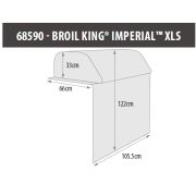 Чехол сверхпрочный для встраиваемого гриля Broil King Imperial 490