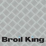 Грязезащитный напольный коврик для гриля, 180х90 см, серый, Broil King