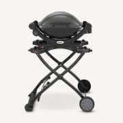 Электрический гриль Weber Q 1400 темно-серый с тележкой
