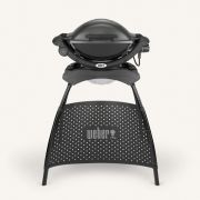 Электрический гриль Weber Q 1400 темно-серый с подставкой